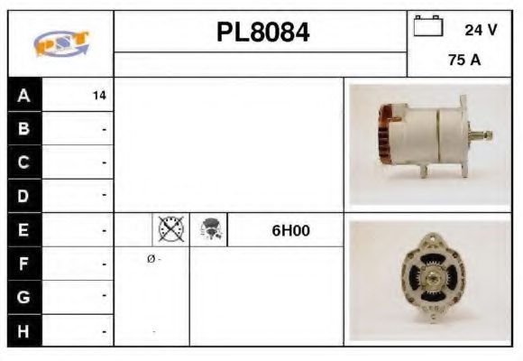 SNRA PL8084 Alternator